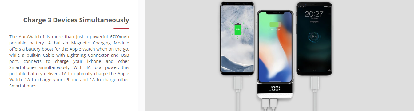 Charge 3 devices simultaneously